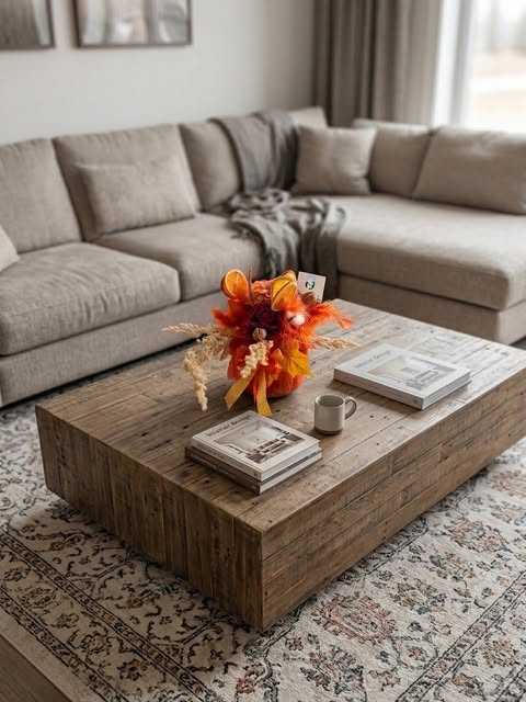 Seizoensstyling — woonkamer